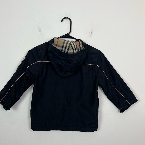 Burberry Unisex Black Weather-Proof Jacket Sz 4Y/104cm - Picture 6 of 13